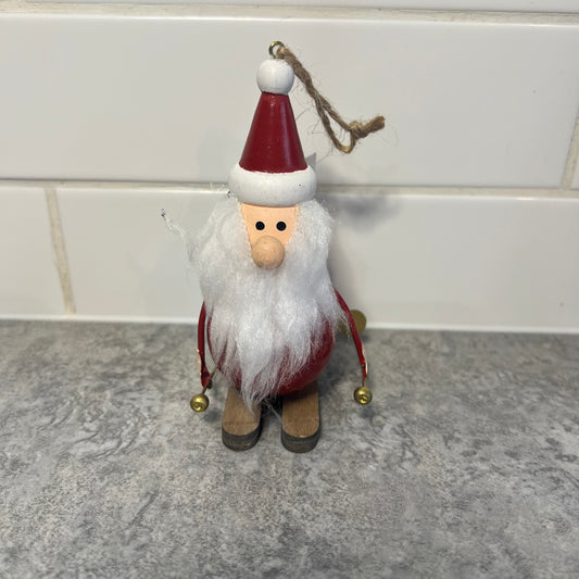 Skiing Reindeer & Santa