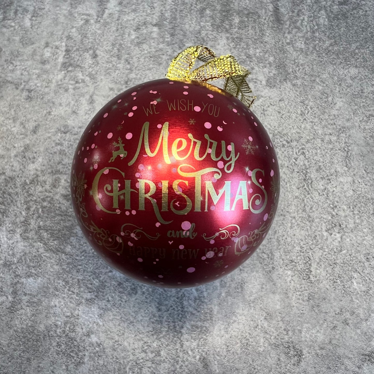 Red Metal Bauble