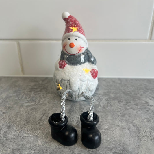 Snowman light up sitter