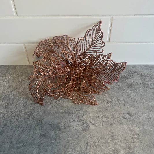 Rose Gold Poinsettia