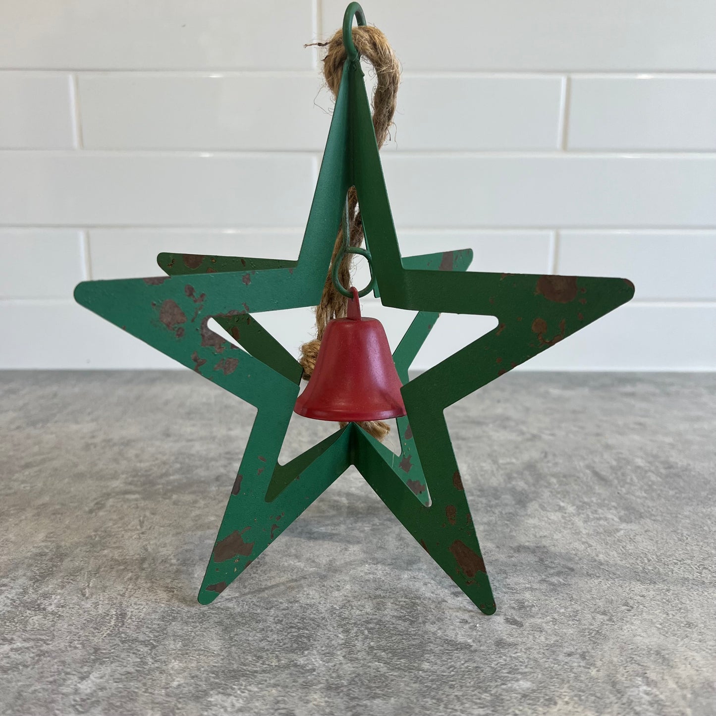 Green Metal Star