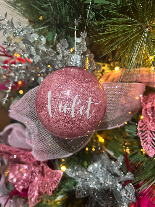 Personalised Bauble 10cm