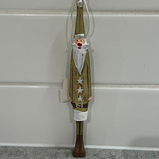Slim Gold Santa
