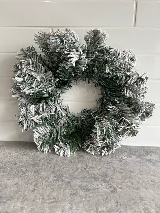 Snow Pine Wreath