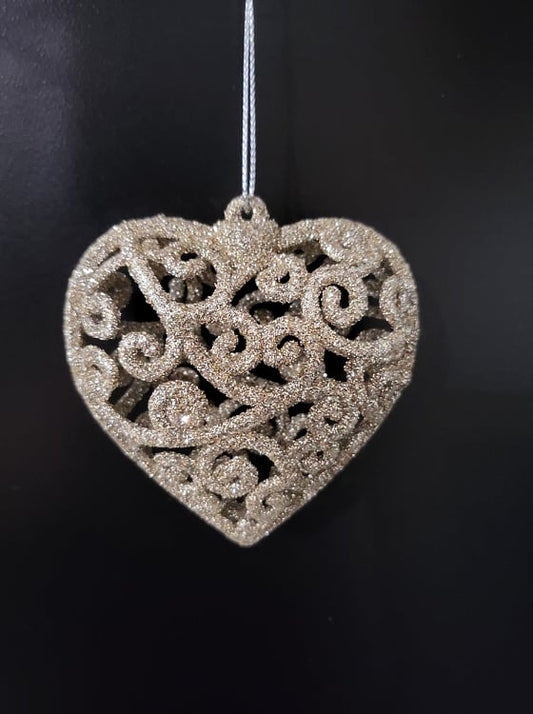 Gold Heart Decoration