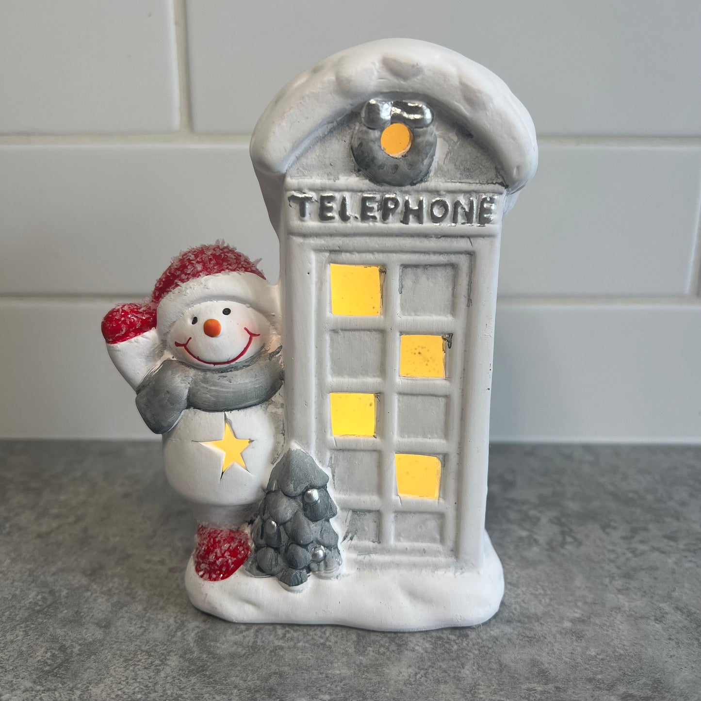 Snowman telephone