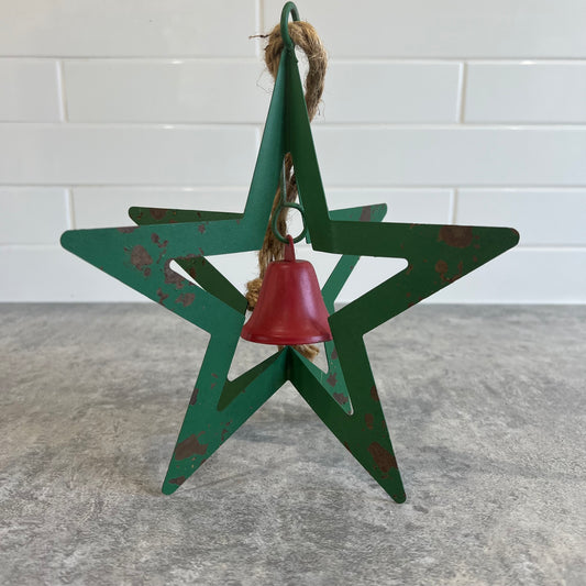 Green Metal Star