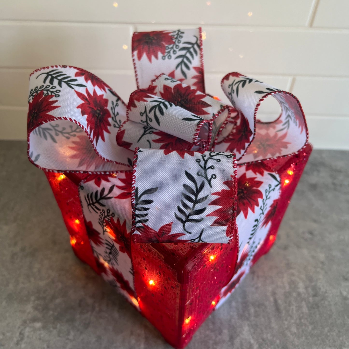 Red & White Light Box