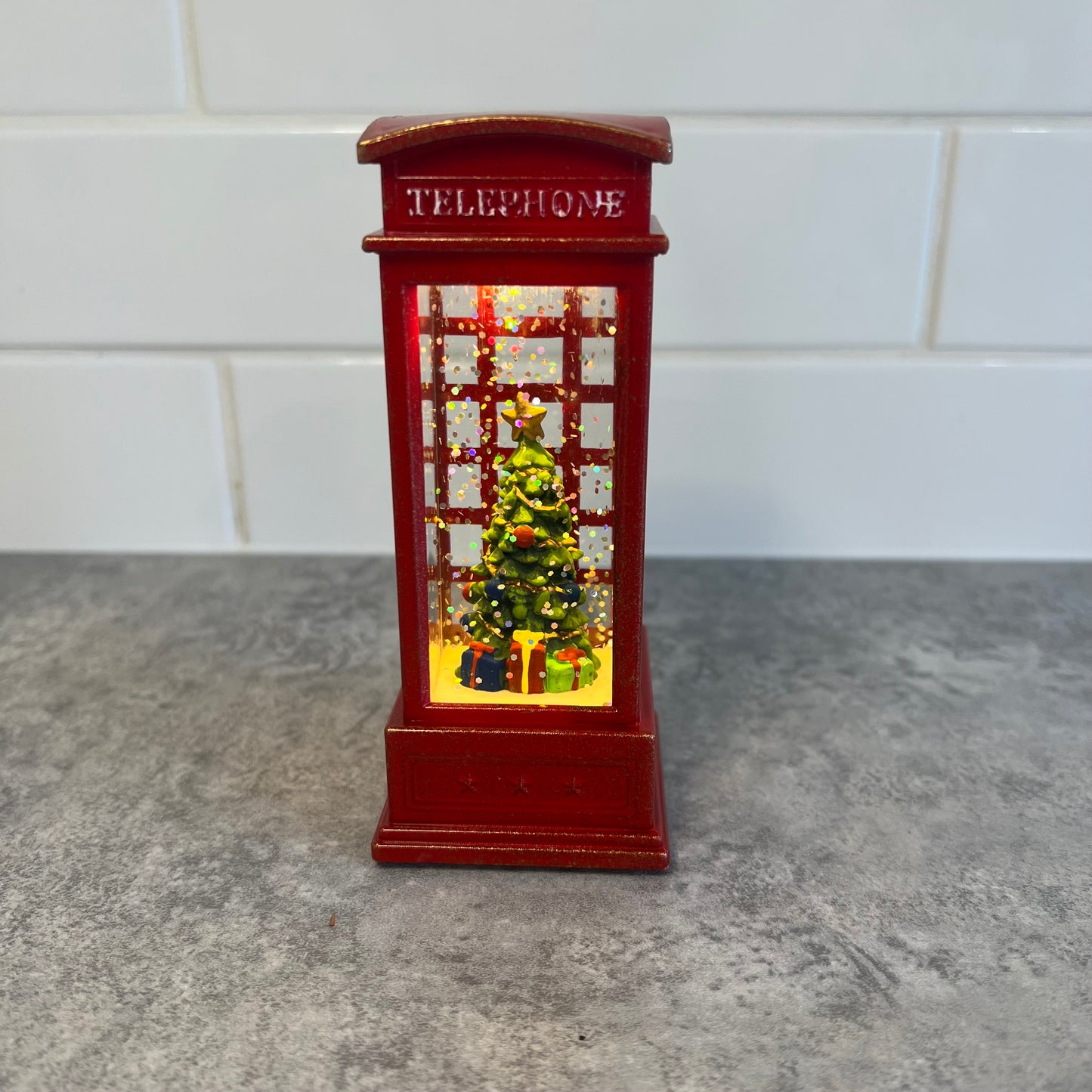 Small Phone-box with Tree