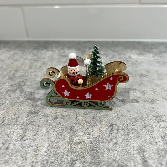 Santa in Sled