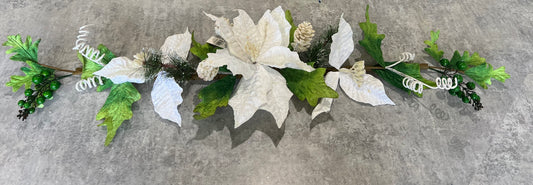 White Poinsettia Arch