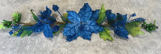 Blue Poinsettia Arch